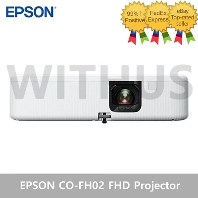 EPSON CO-FH02 3,000 Lumens Full-HD 3LCD 1080p Home Projector - Tracking_ - Image 1 of 4
