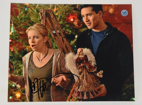 Melissa Joan Hart (with Mario Lopez) Signed Photo 8 x 10 Cover