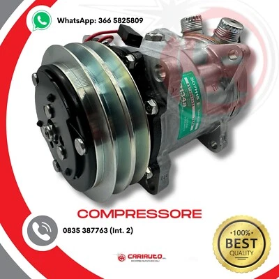 Compressore SANDEN A.CONDIZIONATA Trattori CASE NEW HOLLAND AGRICOLI INDUSTRIALI - Imagen 1 de 4