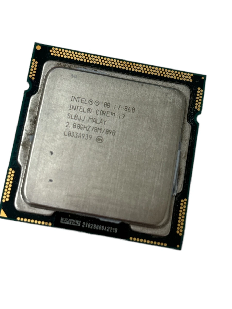 NB_CPU6156 Intel Core i7 860 2.8GHz/8M/09B SLBJJ 完動品 : Intel Core i7 860 Processor 2.80 GHz 8 MB LGA1156 CPU
