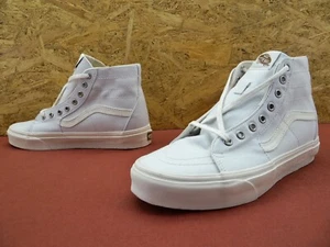 Zapatillas altas unisex VANS Sk8 Hi TAPERED eco teory blancas naturales talla 42 uk8 - Imagen 1 de 11