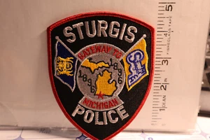 police patch  STURGIS POLICE MICHIGAN - Picture 1 of 1