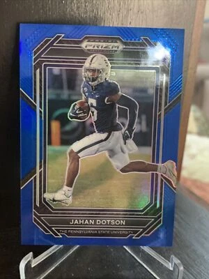 2023 Javan Dotson /199 Prizm Draft Picks Blue Prizm PSU #44 Commanders 🔥 Crisp - Image 1 of 3