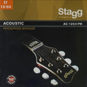 Cuerdas de guitarra extra ligeras de bronce Stagg AC-1254-PH - Imagen 1 de 1