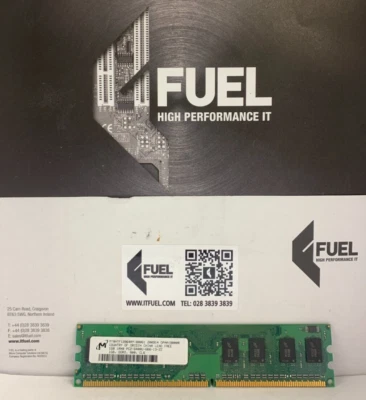 Micron  1GB DDR2 ram memory module PC2-6400  -  MT8HTF12864AY-800G1 - Image 1 of 3