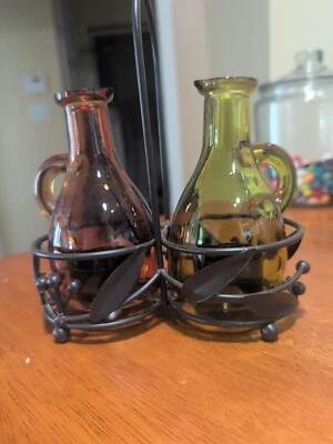  Candelabro Yankee Candle Oil & Vinagre Cruet Tea Light Foto 1 de 4