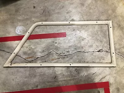 Jeep Grand Wagoneer Cargo Quarter Window Glass Inside Metal Trim Molding FSJ Snd - Image 1 of 4