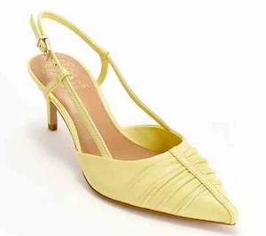 Zapatos de salón Vince Camuto de cuero acanalado Kelten-Sunshine-9M-NUEVOS-A688018 - Imagen 1 de 3