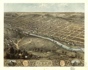 INDIANA VINTAGE PANORAMIC MAPS COLLECTION ON CD - Picture 1 of 1