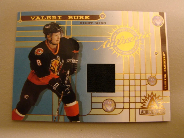 2002 Pacific Adrenaline Valeri Bure Jersey Card Florida Panthers - Image 1 of 1