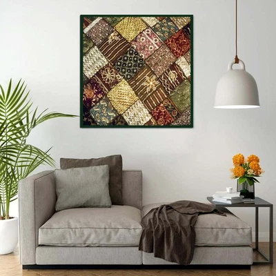 33% de descuento 40" tapiz étnico colgante de pared decoración del hogar retazos tradicionales Foto 1 de 4