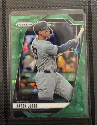 💥5 tarjetas💥Tres 2025 Prizm Aaron Judge Green Cracked Ice & Frank Thomas/Clemens Foto 1 de 4