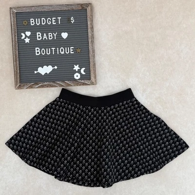 Falda Floral Negra y Plateada Talla 3 3T NUEVA SIN ETIQUETAS JANIE AND JACK Foto 1 de 3