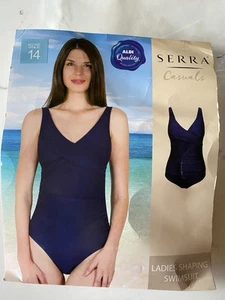 SWIMSUIT. SHAPING STYLE. Aldi’s Brand SERRA. Navy. Size 14. Never worn. NEW - Picture 1 of 9