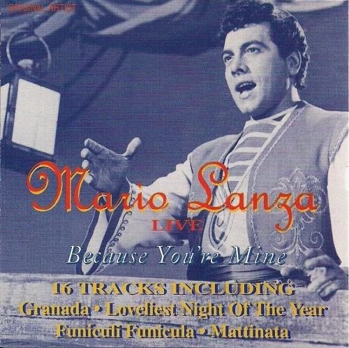 Mario Lanza Live ! (Because You`re mine) (Import) (CD) - Bild 1 von 1
