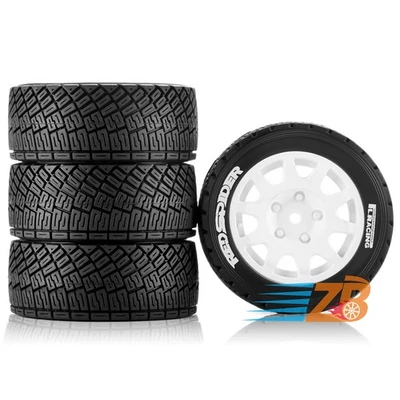 Adaptador de neumático de rally de 12 mm 4 piezas para coche de radiocontrol 1/10 Rallarlo KYOSHO HPI TAMIYA HNR HSP Foto 1 de 4