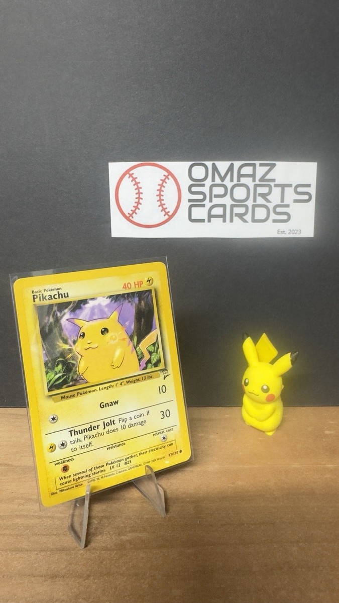 Pikachu yellowcheekピカチュウ 英語版 base set 2 Amazon.com