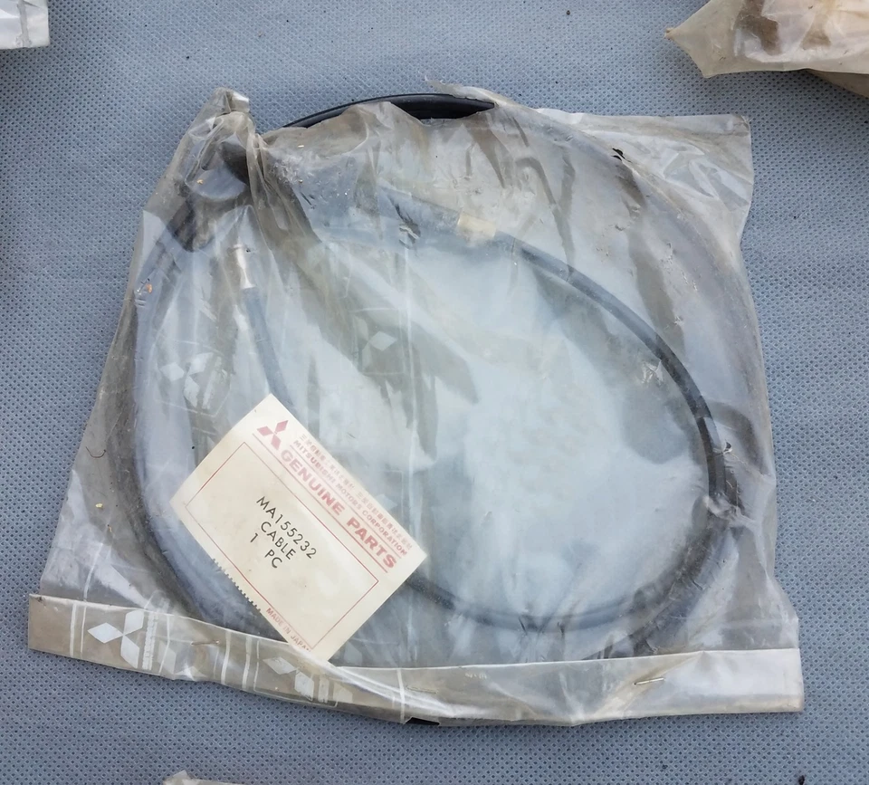 NOS Hood Release Cable 1971 - 1973 DODGE COLT MITSUBISHI GALANT MA155232 - Image 1 of 1