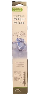 Органайзер настенный Spectrum 35000 держатель для шкафа белый - Изображение 1 из 4