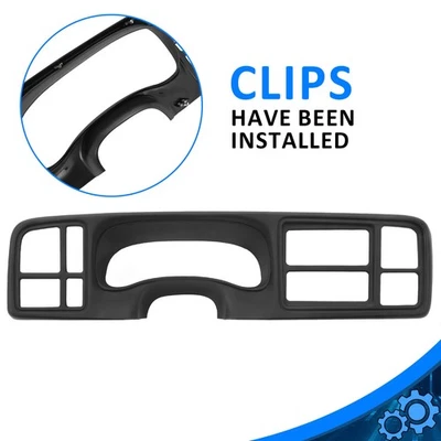 For Sierra Silverado Suburban Tahoe 99-02 Radio Dash Trim Bezel Cover Dark Gray Foto 1 de 4