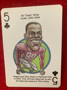 Bill Deke Willis 1942-1944 Ohio State Buckeyes Playing / Trading Card - Picture 1 of 4