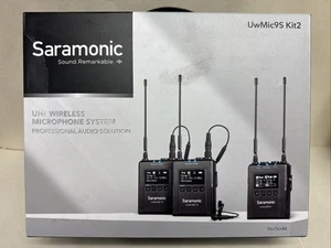 Saramonic UwMic9S Kit2 Dual 96-Channel UHF Wireless Lavalier Microphone System  - Picture 1 of 3