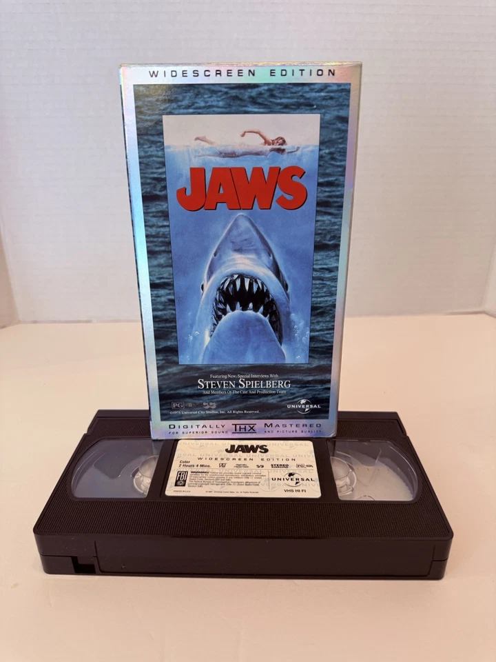 Jaws (VHS, 1997) Steven Spielberg Letterbox Horror Film. Special Collectors Ed. - Image 1 of 1