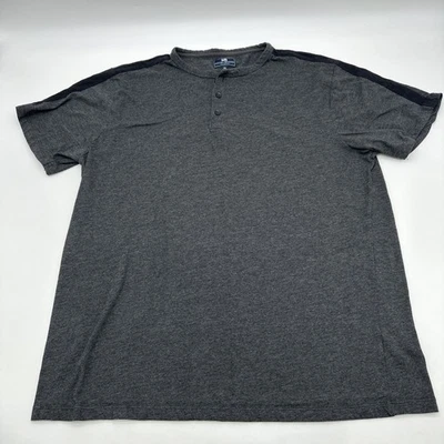 Camisa Michael Brandon Los Angeles Henley Hombres XL Gris Oscuro .. #36162 Foto 1 de 4