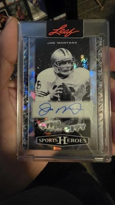 Leaf Metal Sports Heroes Win City Joe Montana 2025 #WC-JM1 Foto 1 de 3