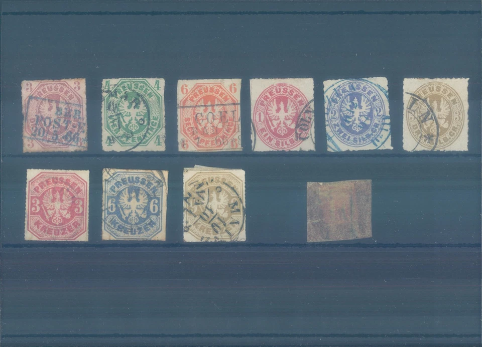 Germany Old States PRUSSIA 1861-1867 various used stamps (CV $400 EUR360) - Image 1 of 1
