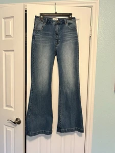 Pantalones de mezclilla para mujer Rollas East Coast acampanados azules talla 30 - Imagen 1 de 9