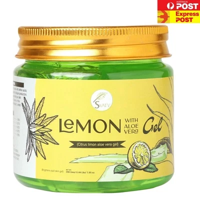 Aloe Vera Gel with Lemon for Sunburn Relief & Skin Brightening | 200g - image 1 of 4