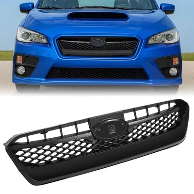 Grelha superior grade dianteira malha preta para Subaru WRX STI 2015-2017 - Imagem 1 de 4