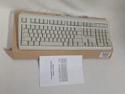 Vintage Retro Micron NMB Windows Keyboard RT5158TW PS/2 ~ NOS NIB NEW - Image 1 of 4