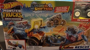 Hot Wheels-Monster Trucks:Arena Smashers Color Shifters-5 Alarm Rescue Playset - Picture 1 of 13