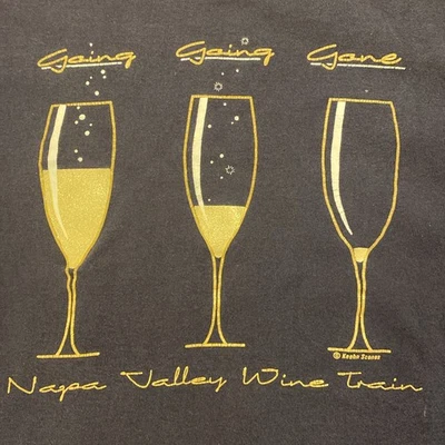 Camisa vintage Napa Valley Wine Train para mujer talla grande hecha en EE. UU. Foto 1 de 4