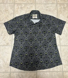 RSVLTS Disney Haunted Mansion Wall Creeps Kunuflex Short Sleeve Shirt Men's XL - Picture 1 of 5