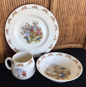 Juego de platos, tazas y cuencos para niños Royal Doulton Bunnykins Peter Rabbit - Imagen 1 de 7