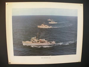 1960s USS MINESWEEPERS USN-0619-000-0023 Navy Ship Poster Print COLD WAR - Picture 1 of 3