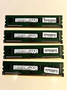 Samsung 16GB Kit 4x4GB 1Rx8 PC3-12800U 1600MHz DDR3 RAM Desktop Memory LOT of 4! - Picture 1 of 7