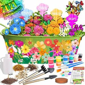 Innorock Kids Flower Planting Growing Kit - Kids Gardening Plant and Paint Ar.