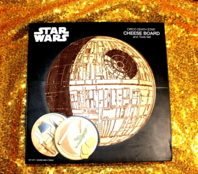 Disney Star Wars Circo Death Star Wood Cheese Board w/ Tools Set by Picnic Time - Image 1 of 2