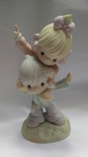 Precious Moments Porcelain Figurine, i'll never let you down,730165