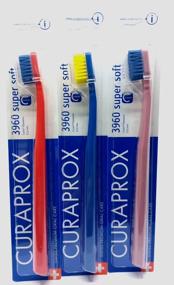 3x Curaprox CS 3960 Supersoft Handzahnbürsten diverse Farben - Bild 1 von 1
