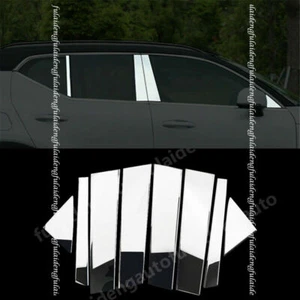 Chrome stainless Pillar Posts For Volvo XC40 2018-21 Door Trim Mirror Cover Kit - Picture 1 of 5