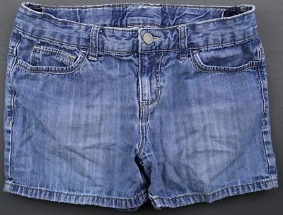 Girl's 2010 Old Navy Jean Shorts Adjustable Waistband Medium Wash Size 14 (27x3) - Изображение 1 из 4