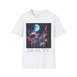 Unisex T-Shirt Clothes with Flowers Roses Print t-shirt for Women - Picture 1 of 49