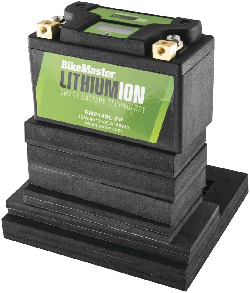 Batería de iones de litio BikeMaster 2.0 para Honda CB550SC Nighthawk 1983 negra Foto 1 de 4