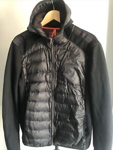 Mens PARAJUMPER Warm Up black Jacket size UK XL