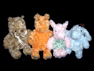 Disney Baby Winnie the Pooh LOT of 4 SET Tigger Eeyore Piglet Plush Stuffed - image 1 of 2